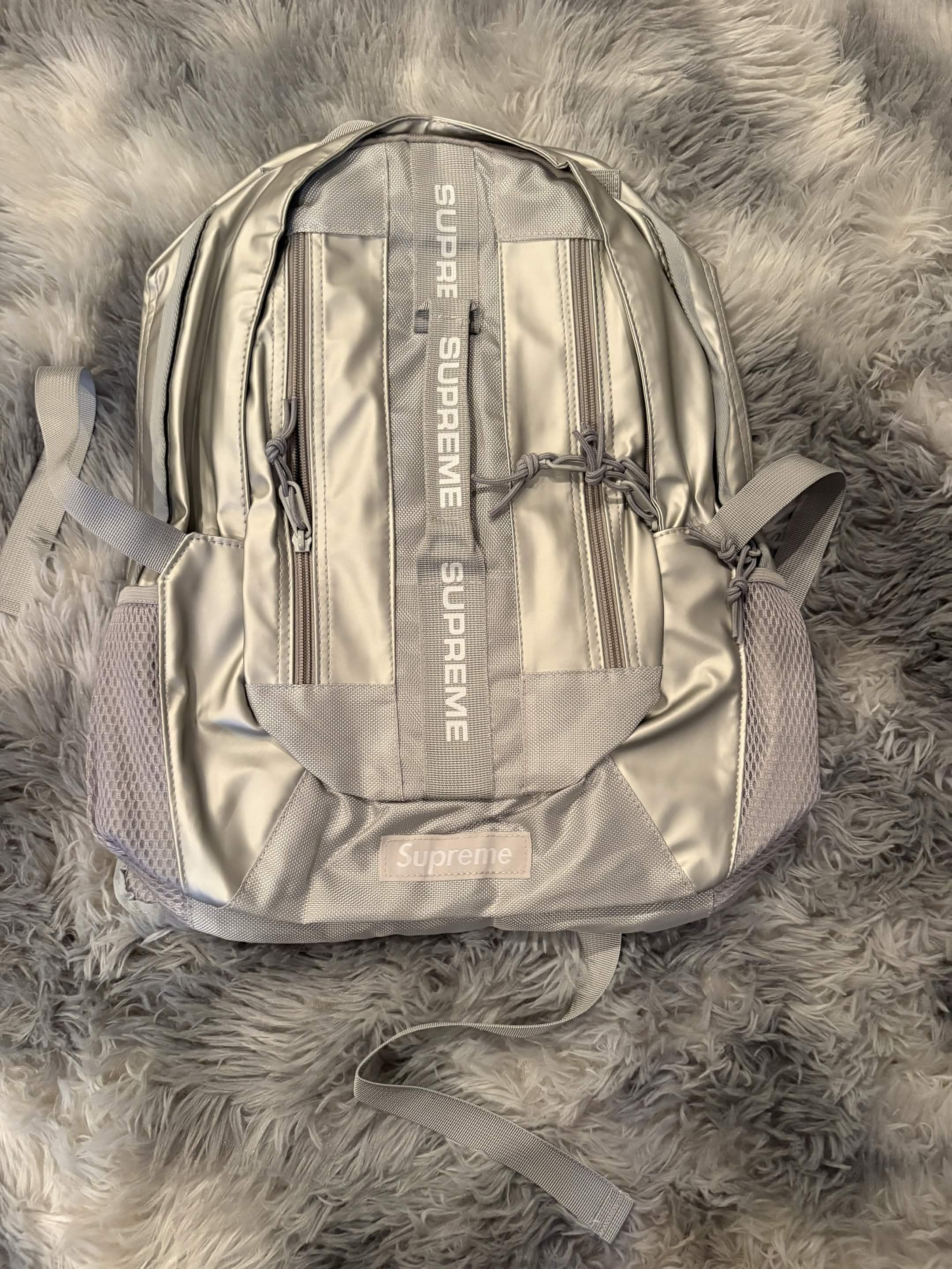 Silver Supreme Backpack