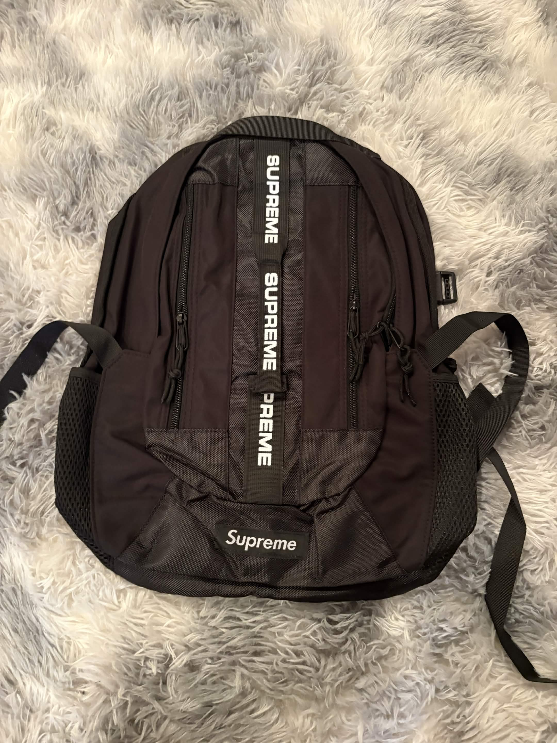 Black Supreme Backpack