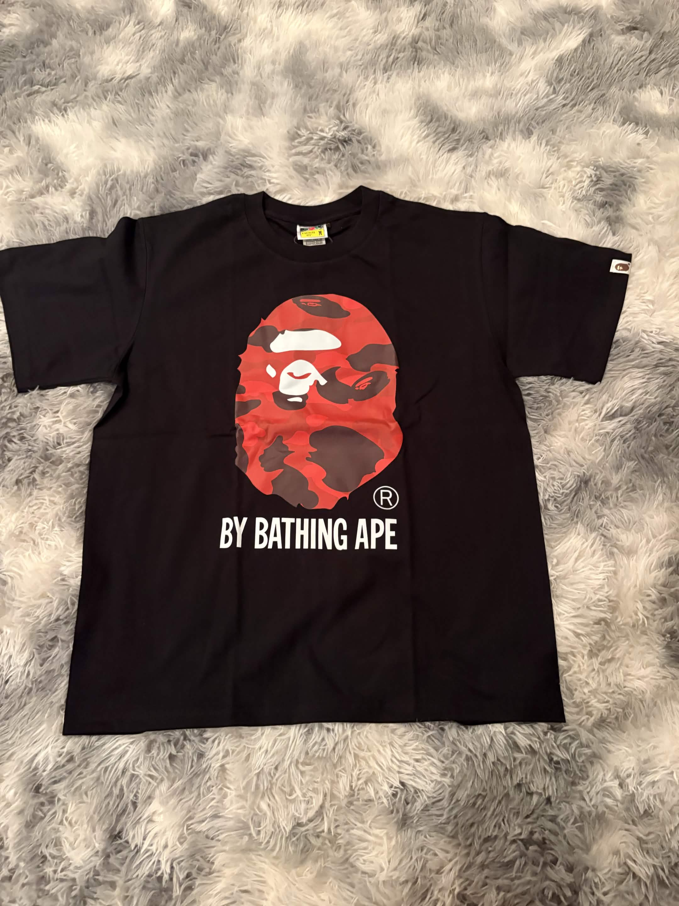 Black and Red BAPE Tee Shirt