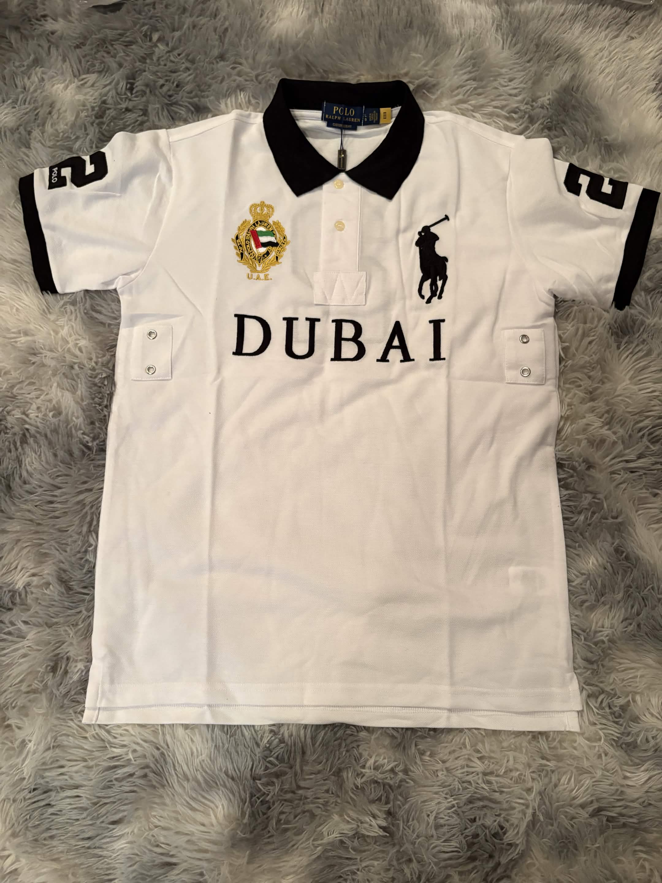 White Dubai Polo Ralph Lauren Shirt